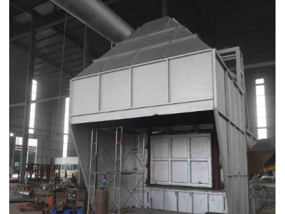 Lò nấu nhôm phế liệu có cửa nạp phía trước